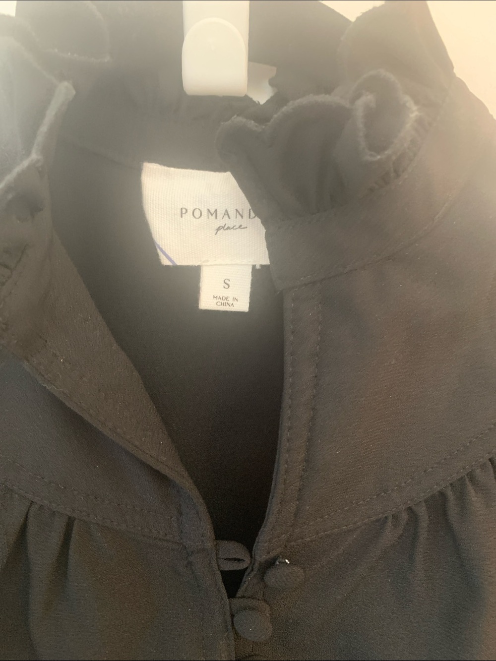 Tuckernuck Pomander Place size small black top. 22” long. Worn once - Picture 2 of 5